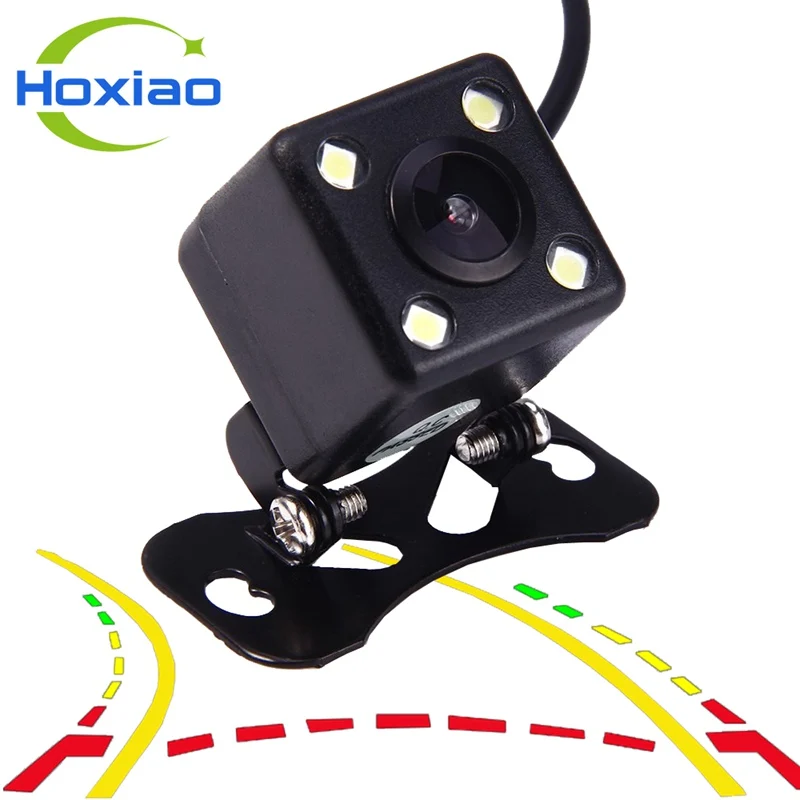 

Dynamic trajectory HD night vision car image Rearview reversing camera Universal trajectory rear view reversing camera LED HD