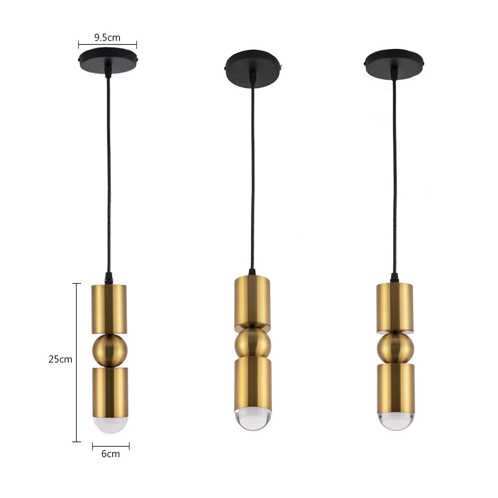 

bedside loft led Pendant Light Long Tube lamp Island Dining Room Shop Bar Counter Decoration Cylinder Pipe Hanging Lighting