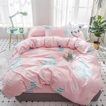 

Pink Forest Pattern Duvet Cover Bedding Set Adult Kids Child Bed Linen Quilt Comforter Pillow Case Single Queen King Size24