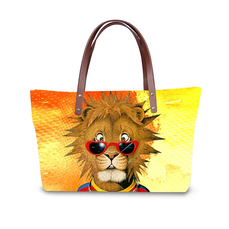 

Handbag for Women 2019 New Fashion Bags Shoulder Bag Beach Bag 3D Cartoon nimal Print Pattern Design Tote Bolso