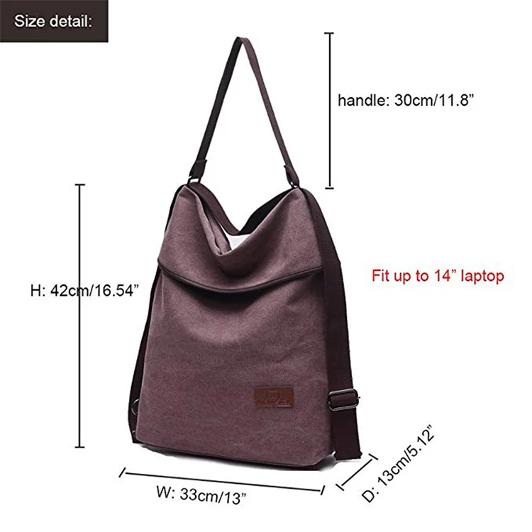 Новая женская сумка-трансформер на плечо, тканевая сумка на плечо с регулируемым ремешком, женские дорожные сумки