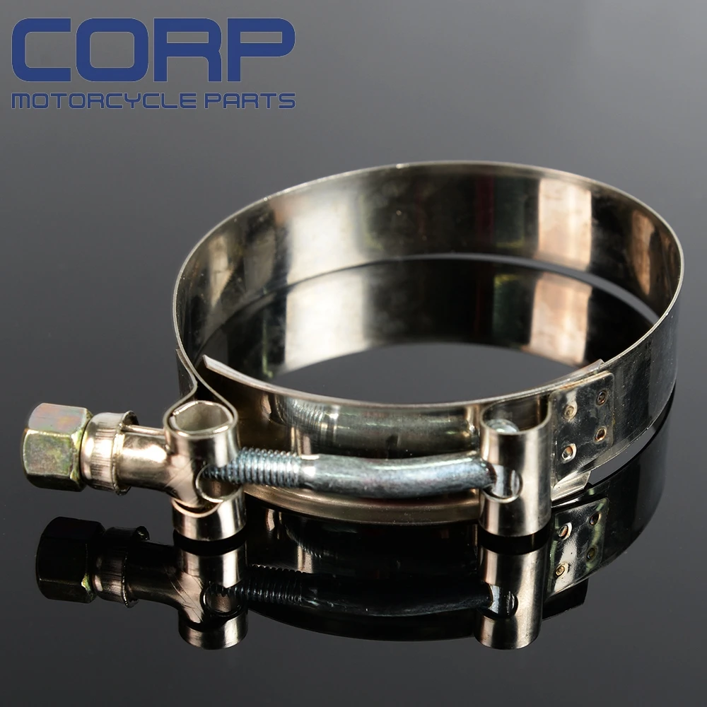 63mm 2 1/2" T Bolt Strength Silicone Hoses Clamps x 4 Pcs in Engine