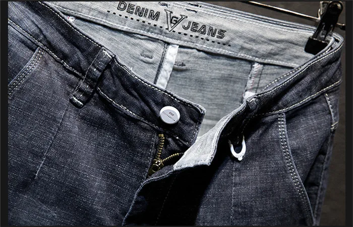 Летние новые мужские Стрейчевые короткие джинсы модные повседневные облегающие высококачественные микро эластичные джинсовые шорты Мужская одежда X3107