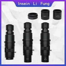 Монокулярное видео микроскоп зум C-Mount объектив 10X-300X Лупа непрерывный зум полный фокус для промышленной камеры HDMI VGA USB