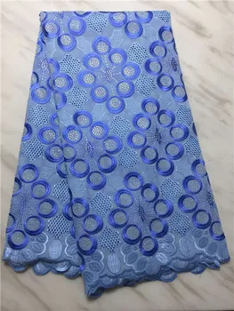 

African Lace Fabric Swiss Voile Laces Fabrics High Quality Cotton Lace Fabric French Lace Fabric with stone For Men Women dress