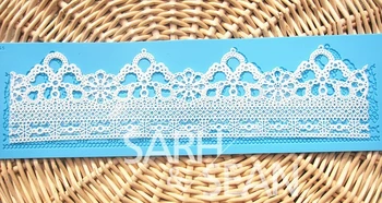 

L7 wedding crown shape baking tools decorations for cakes Fondant silicone cake lace mat sugar lace mould