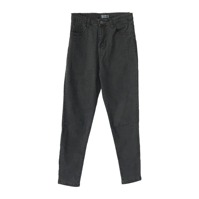 Slim 1p0079 Vintage Longitud Alta 1p0080 Mujer Cintura Pantalón Cremallera Vaqueros Pantalones Tobillo 1p0079 De 1p0080 Lápiz Con Borla nXqrOqY4