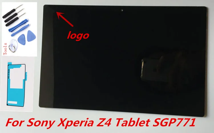 

100% Tested Original LCD For SONY Xperia Tablet Z4 SGP712 SGP771 touch screen + LCD display digitizer assembly free shipping