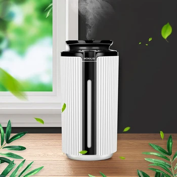 

USB Air Humidifier 900ML Ultrasonic Humidifier Car Aroma Diffuser Air Purifier Colorful Light Essential Oil Diffuser Hydrating