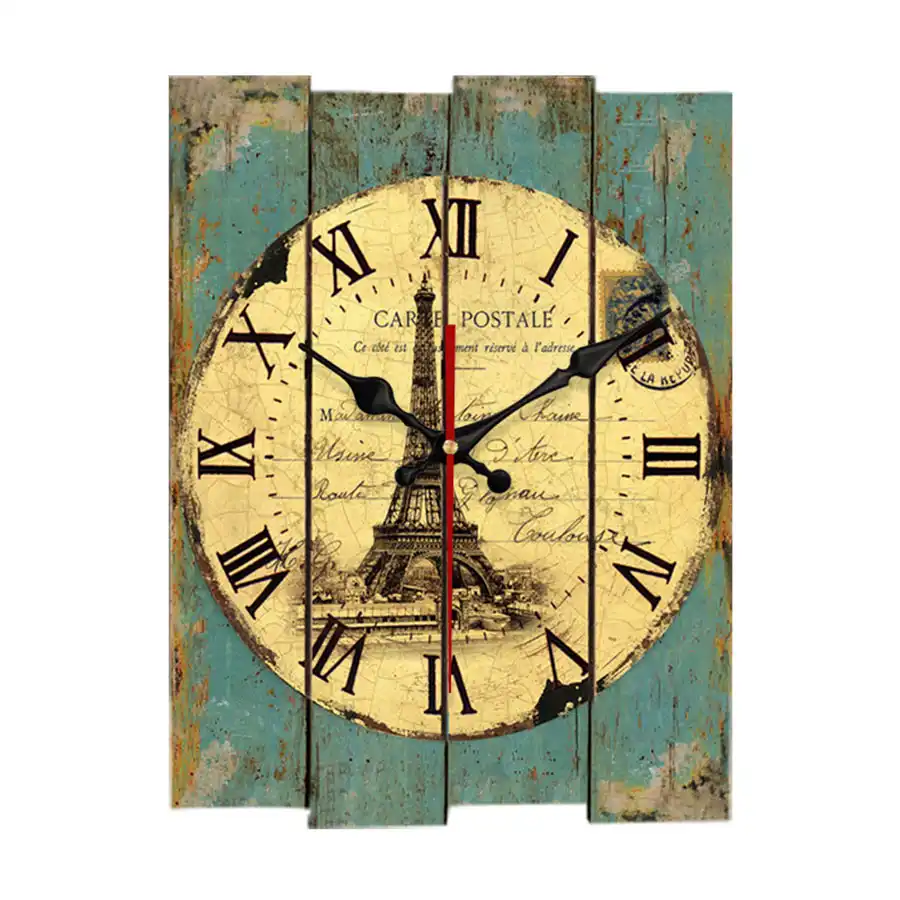 Creative Wall Clock Living Room Rectangular Wall Clocks Wooden Nordic Vintage Pow Patrol Guess Women Mechanism Watches 50q184 Aliexpress