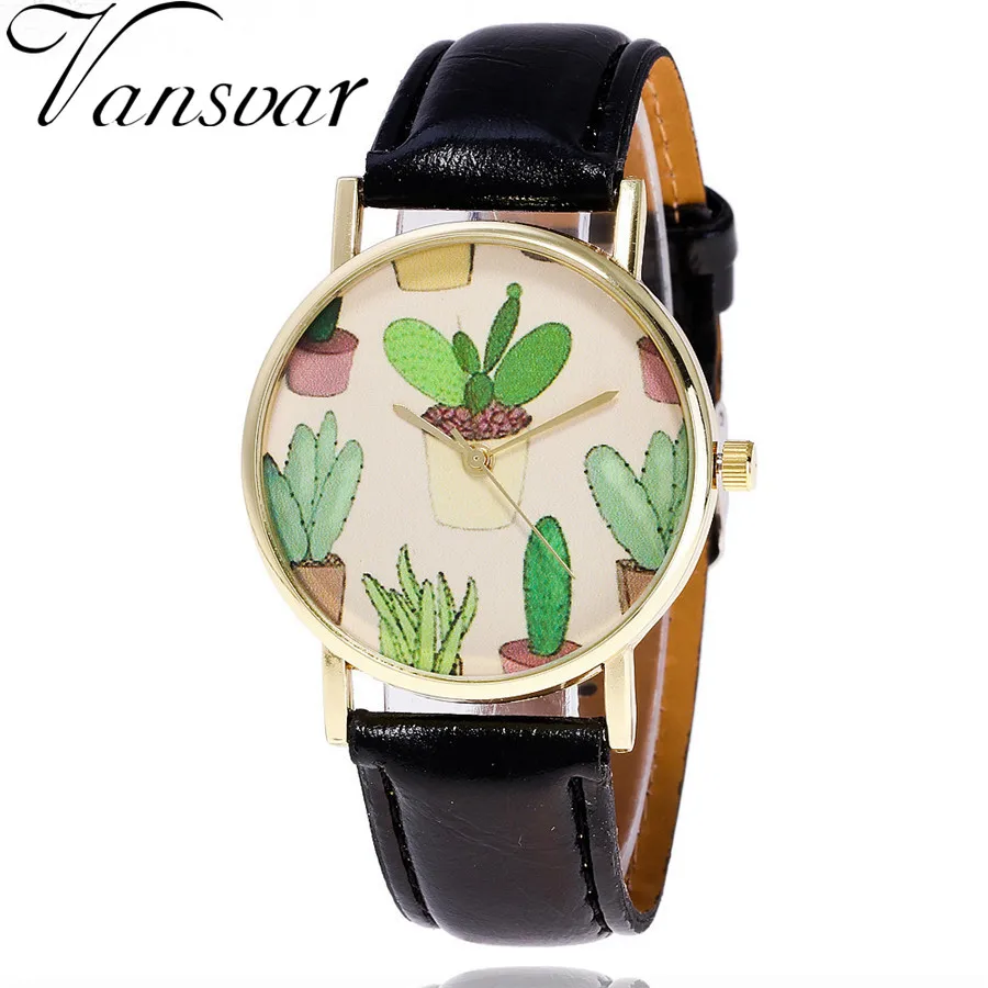 часы кактус