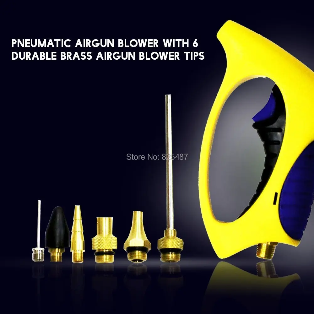 Kopen LEMATEC Breiden Nozzle Blaaspistool Ergonomische Compressor Duster Dust Gun Pneumatische Gereedschap Hand Spuitpistool Druk Cleaning Tools