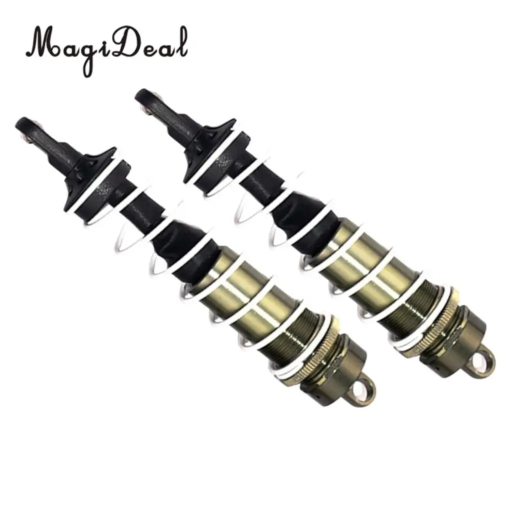 MagiDeal 1Pair Front Shock Absorber for 1/8 RC Car Buggy Monster Trunk HOBAO ZD Racing JLB HSP HPI EM Racing DHK Axial