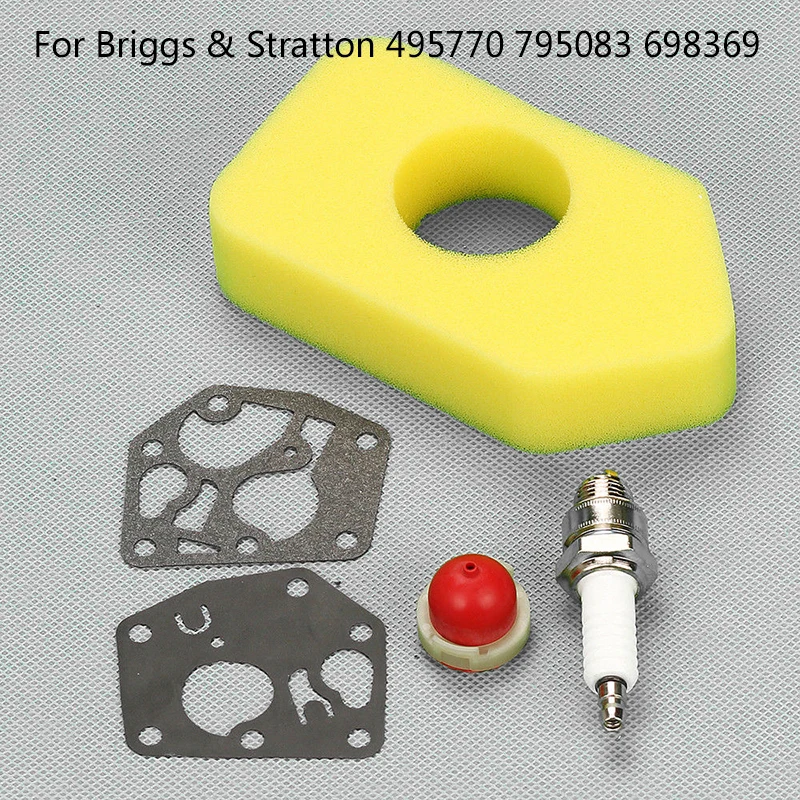 

for BRIGGS Carburetor accessories STRATTON Gasket Kit 495770 795083 698369 new hot durable High-quality good use