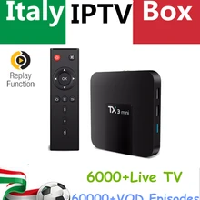 GOTiT Италия IP tv Box TX3Mini 2G16G rom Android 7,1 4K телеприставка IPTV doos+ Albania Германия французский Турция Великобритания платный ТВ Hotclub взрослый канал