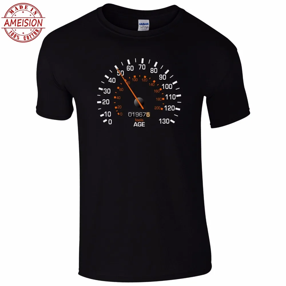 2019 новейшие мужские футболки speedo meter 1968 50Th Birthday t-Funny Feel возраст подарок мужской Подарочная футболка