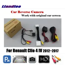 Liandlee Автомобильная камера заднего вида для Renault Clio 4 IV 2012~ экран/HD CCD резервная парковочная камера