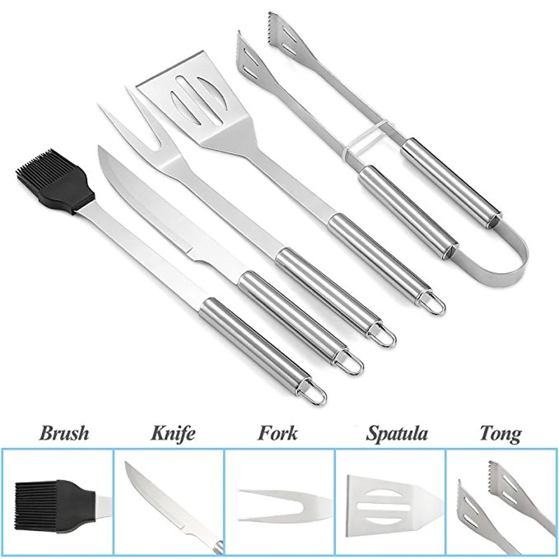 10Pcs-Set-Stainless-Steel-BBQ-Tools-Set-Grill-Accessories-with-Storage-Bag-Outdoor-Grilling-Kits-Grill (2)