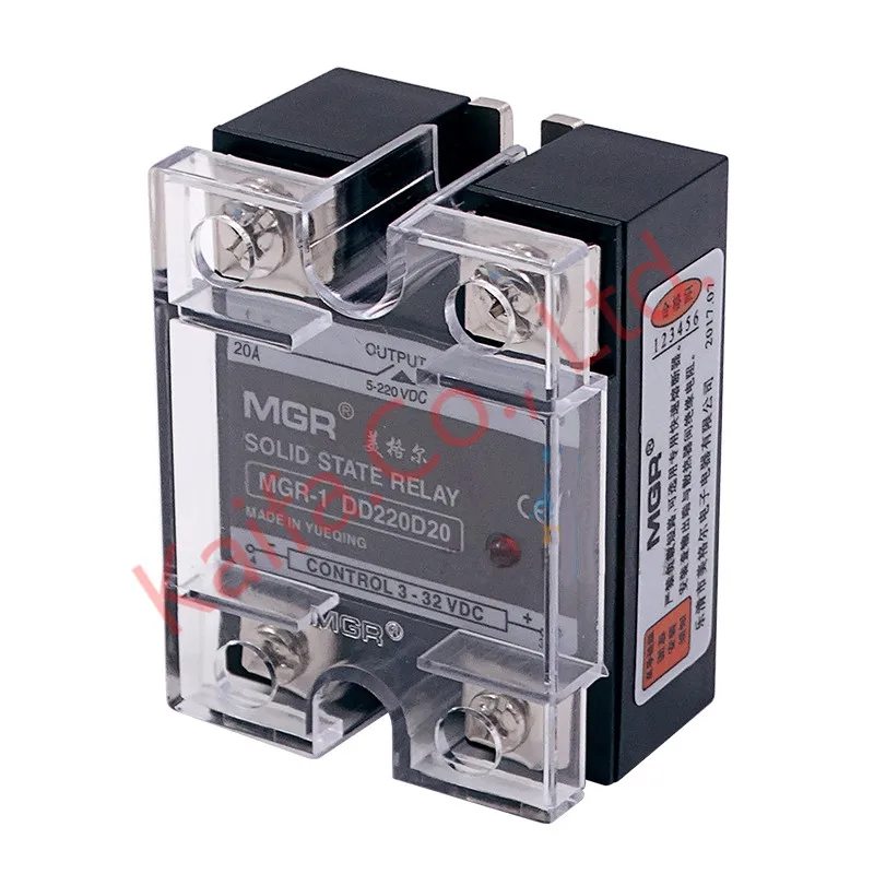 Mager SSR 20A DC DC MGR 1DD220D20 Single Phase Solid State Relay input
