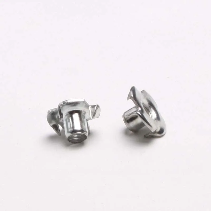 

20PCS Four Claw Nuts Furniture Nuts Wooden Mosaic Nuts M4/M5/M6/M8/M10