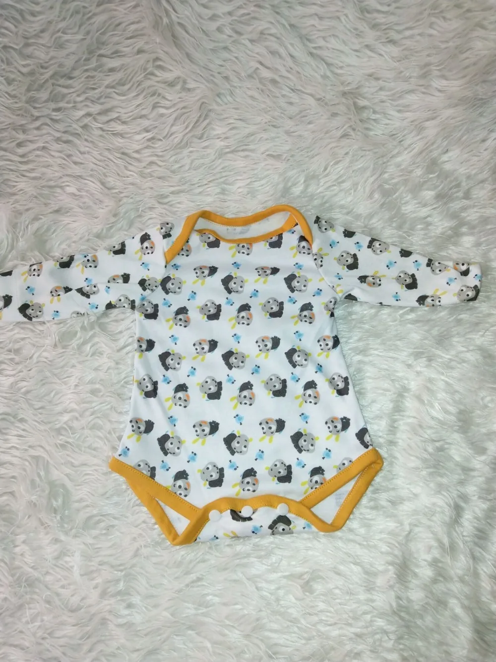 50 57 см reborn siliocne детский Кукольный комбинезон 5 шт./компл. bebe младенческий модная