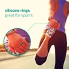 21Color Thin Braided Silicone Ring For Women Wedding Rings Rubber Bands Hypoallergenic Crossfit Flexible Silicone Finger Ring 6