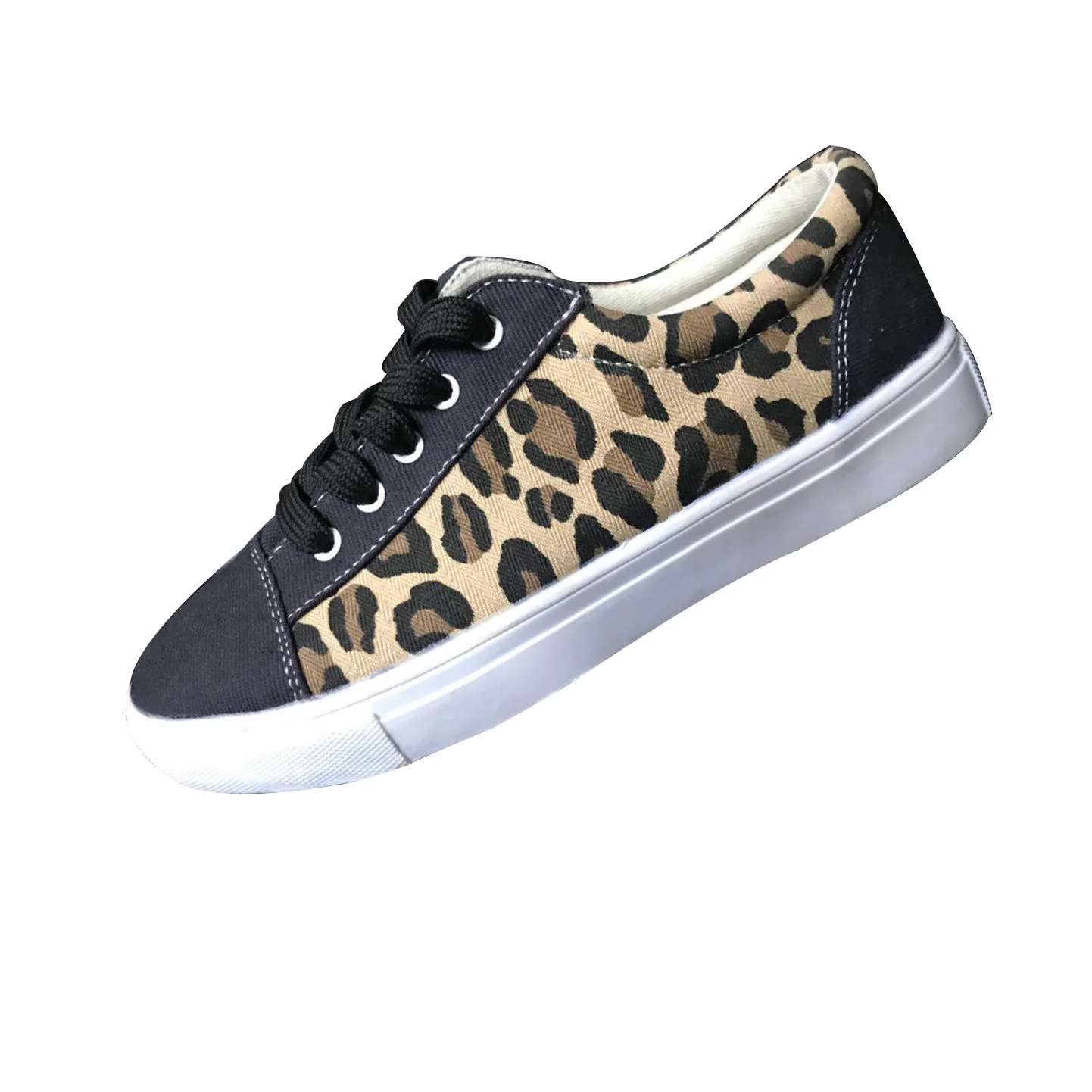 YOUYEDIAN/Женская обувь летняя повседневная обувь на плоской подошве с круглым носком леопардовые кроссовки на плоской подошве zapatillas mujer# y3