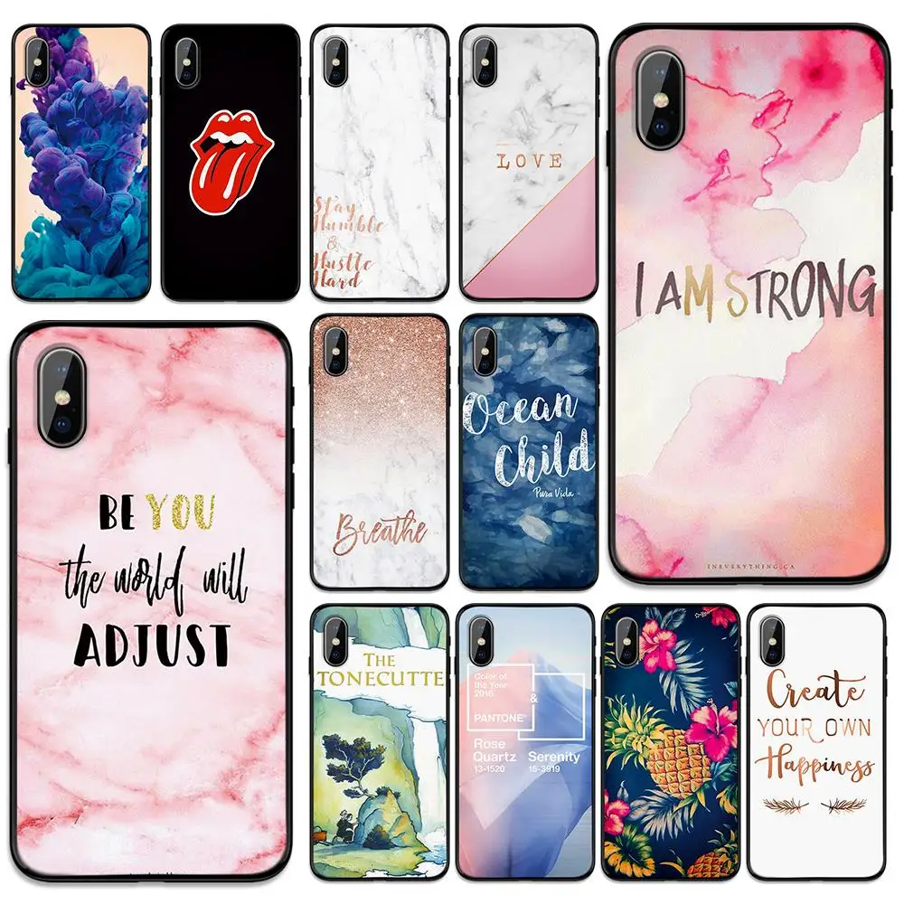 Чехол с мраморным рисунком мягкий чехол из ТПУ для Apple iPhone 6 6S 7 8 Plus 5 5S SE X XS MAX XR