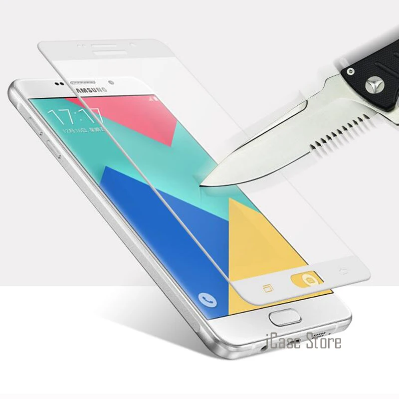 Полное покрытие Экран протектор Закаленное Стекло для samsung Galaxy S3 S4 S5 обратите