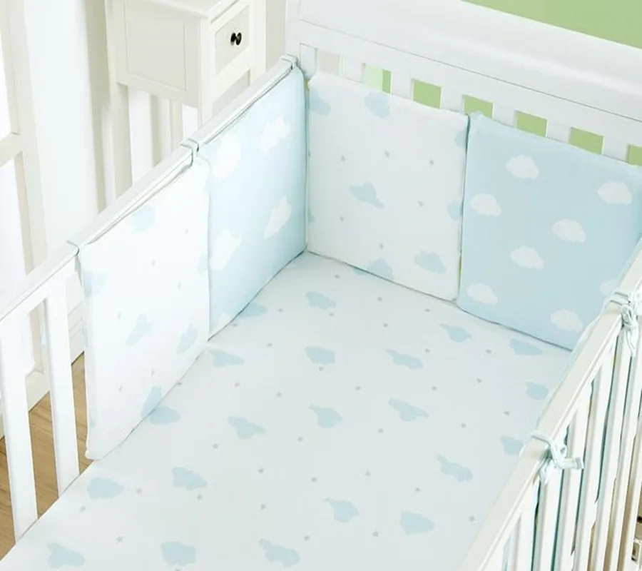 6Pcs/Set Baby Bed Bumpers Crib Knit Cotton Cartoon Pattern Kid Cushion Baby Chair Cushion Infant Bumper Newborns Bed Bedding Set 6Pcs/Set Baby Bed Bumpers Crib Knit Cotton Cartoon Pattern Kid Cushion Baby Chair Cushion Infant Bumper Newborns Bed Bedding Set