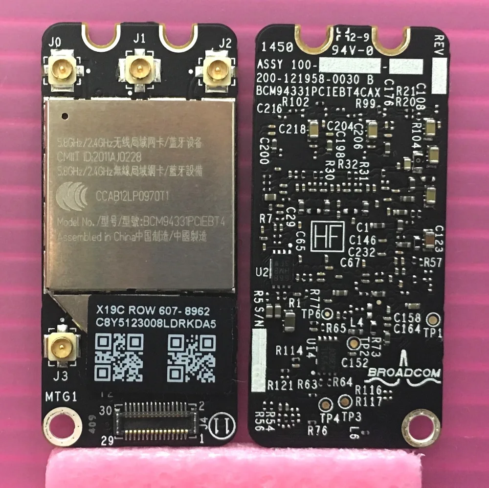 BCM94331PCIEBT4CAX Bluetooth 4 0/WiFi Беспроводная Карта Аэропорта для MacBook Pro 13 3 &quotMD101LL/A A1278 A1286 A1297