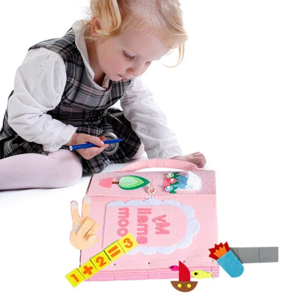 DIY Book Felt Quiet Books Baby Early Cognitive Development Toys