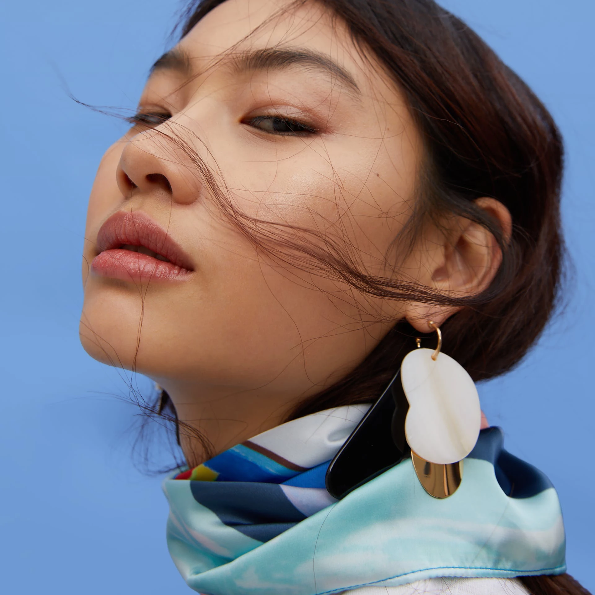 

Vintage Acrylic PearlShell ZA Style Drop Earrings For Women Geometric Drop Earring 2019 Bohemian Jewelry Gifts Accessories