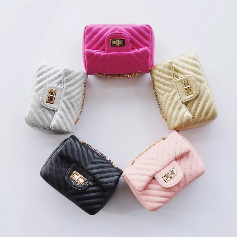quilted chain purse