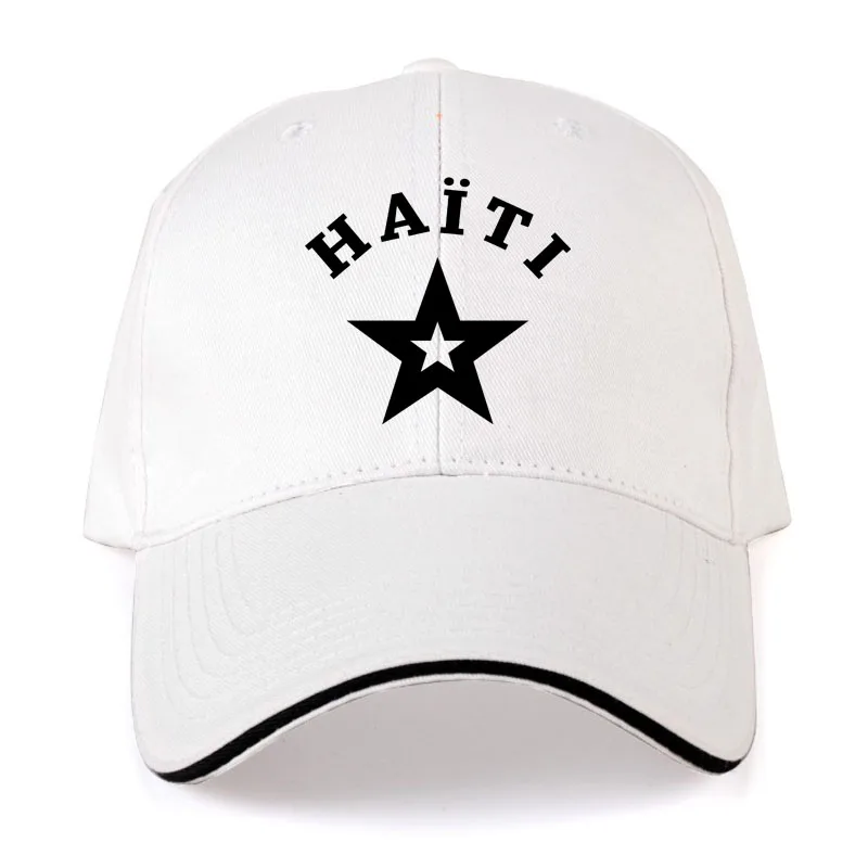 

HAITI male diy free custom name hti unisex hat nation flag country ht french haitian republic college print photo baseball cap