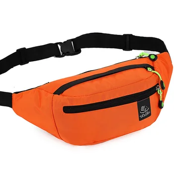 

Men Nylon Waist Pack Fanny Pack for Women Casual Waterproof Belt Bag Mobile Phone Sling Chest Bag Multifunctional Waist Pouch