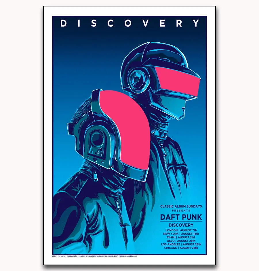 Художественная печать популярная новинка Daft Punk The Weeknd Starboy Rap Hip Hop Music 14x21 24x36 27x40