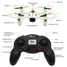 2.4G RC Drone With 720P HD Camera High Hold Mode Remote Control Helicopter Quadcopter Headless Mode Drones Stunt Rotation Drone.