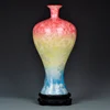 Jingdezhen ceramic vase three color crystal glaze home living room portraits decorative crafts flower arrangement 4