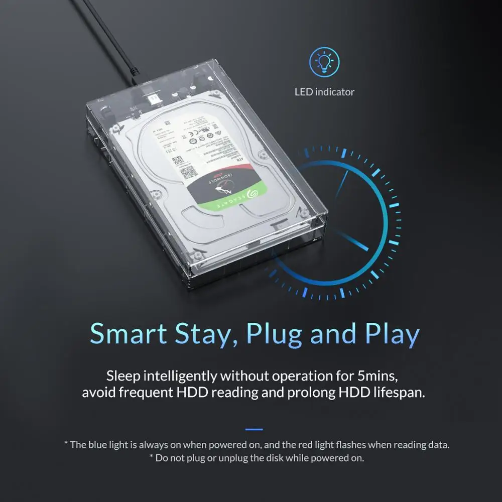 Корпус для жесткого диска ORICO 3 5 дюйма USB 1 Type C 10 Гбит/с|Корпус диска| |