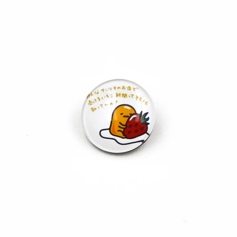 Nengdou S30 значок аниме круглая брошь на рюкзак значок аксессуары значок яйцо каваи harajuku украшения на шляпе мультфильм булавка - Цвет: S30-5