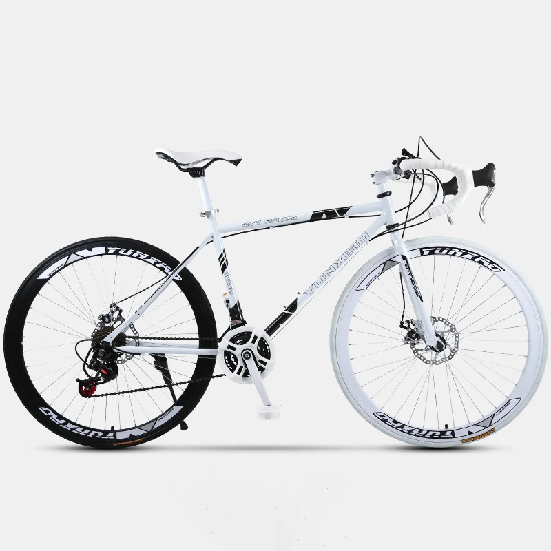 Best Bend-Handled Dead-Flying Bicycle with Variable speed Road acing Seven Pieces of Tower Wheel Double Disc Brake Adult Students 2