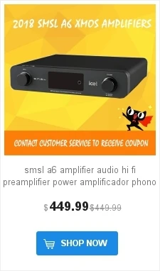 SMSL A8 ICEpower 125W Hifi Audio Digital USB DAC+Headphone Amplifier+Power Amp+Decoder DSD AK4490+TPA6120 All-in-one Machine