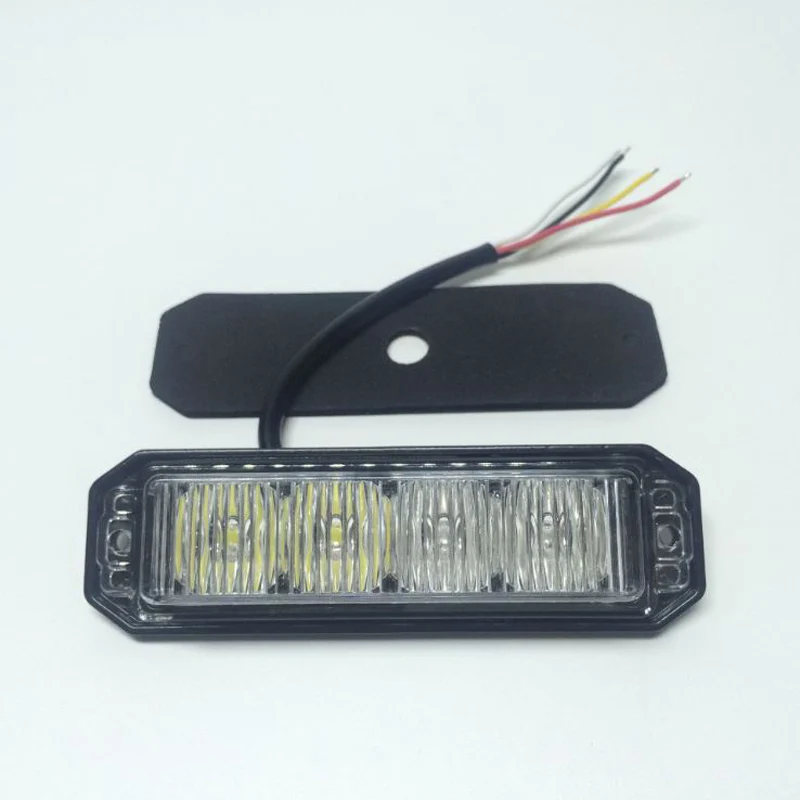 2x4 led flash light strobe lamp Car truck Motorcycle driving Emergency