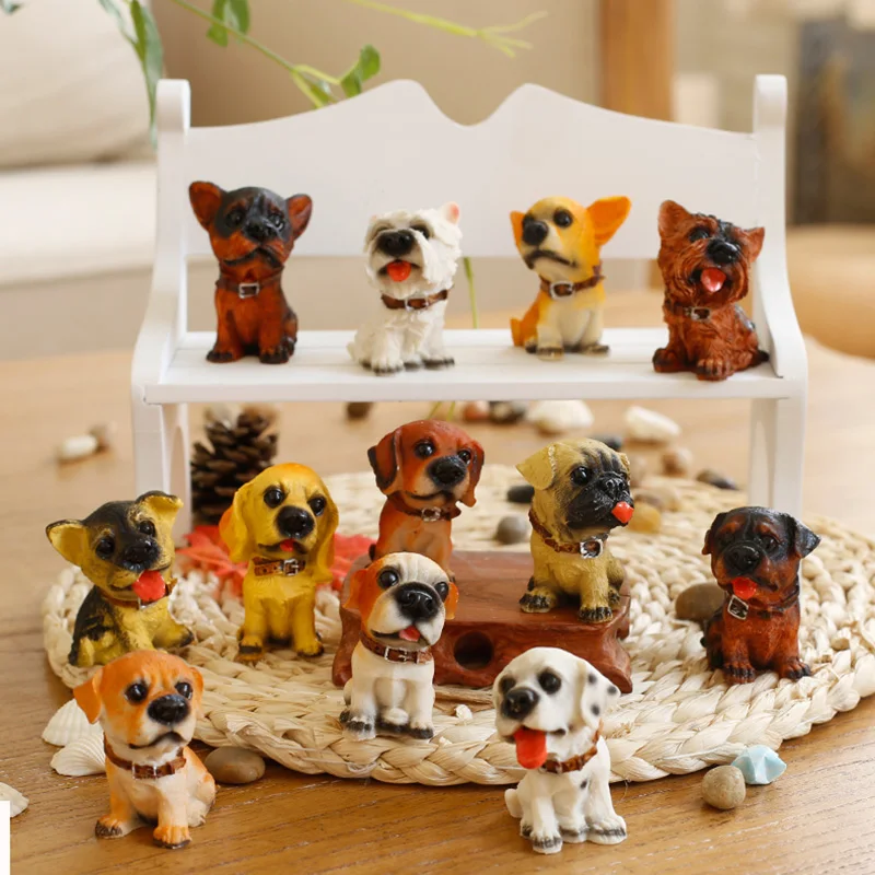 12PCS/LOT Dogs Action Figures,5CM Figure Collectible Toys,High Quality