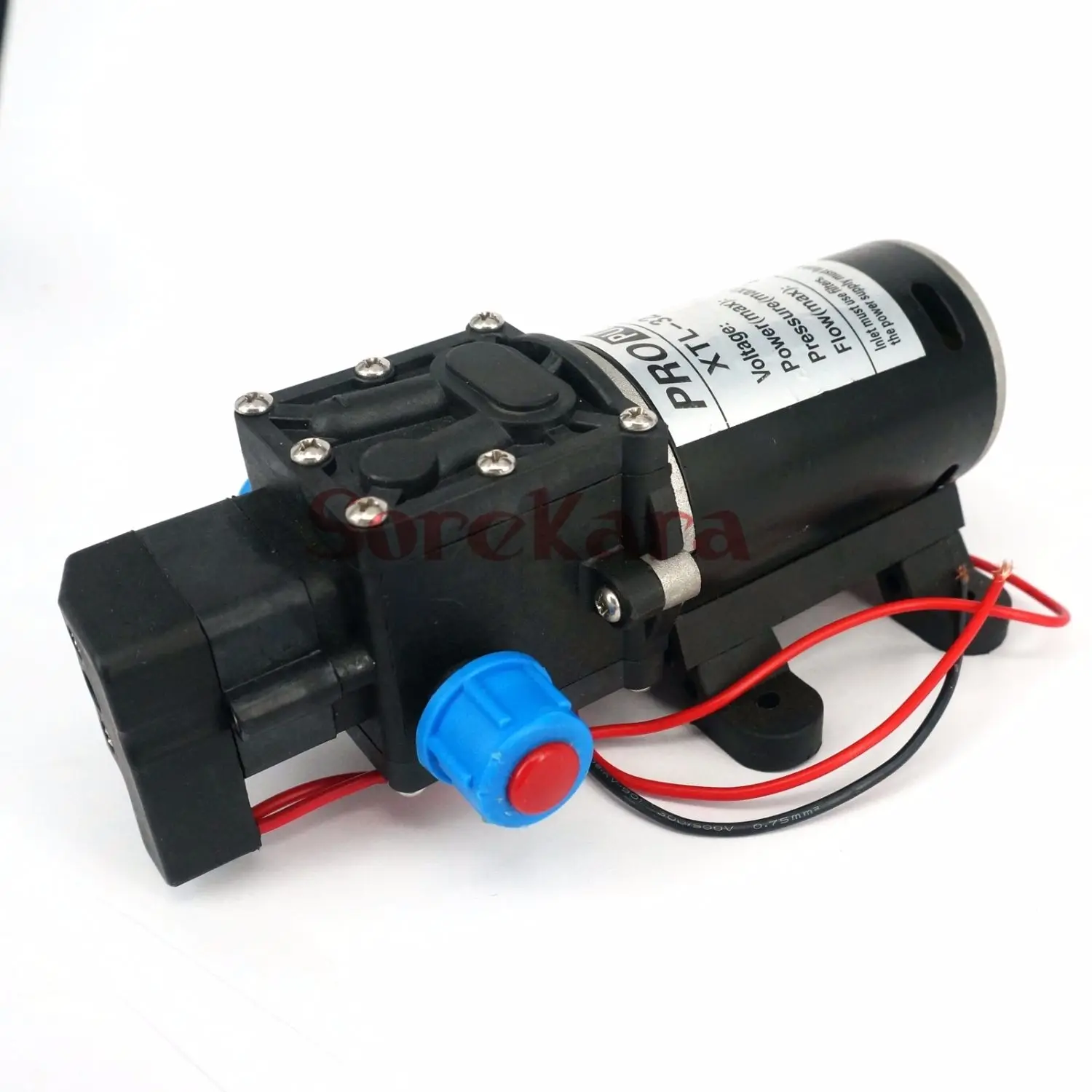 T YB DC 12V 100W Self priming Booster Diaphragm Water Pump Automatic Pressure Switch 300L/H For Car washing|automatic pressure switch|diaphragm water