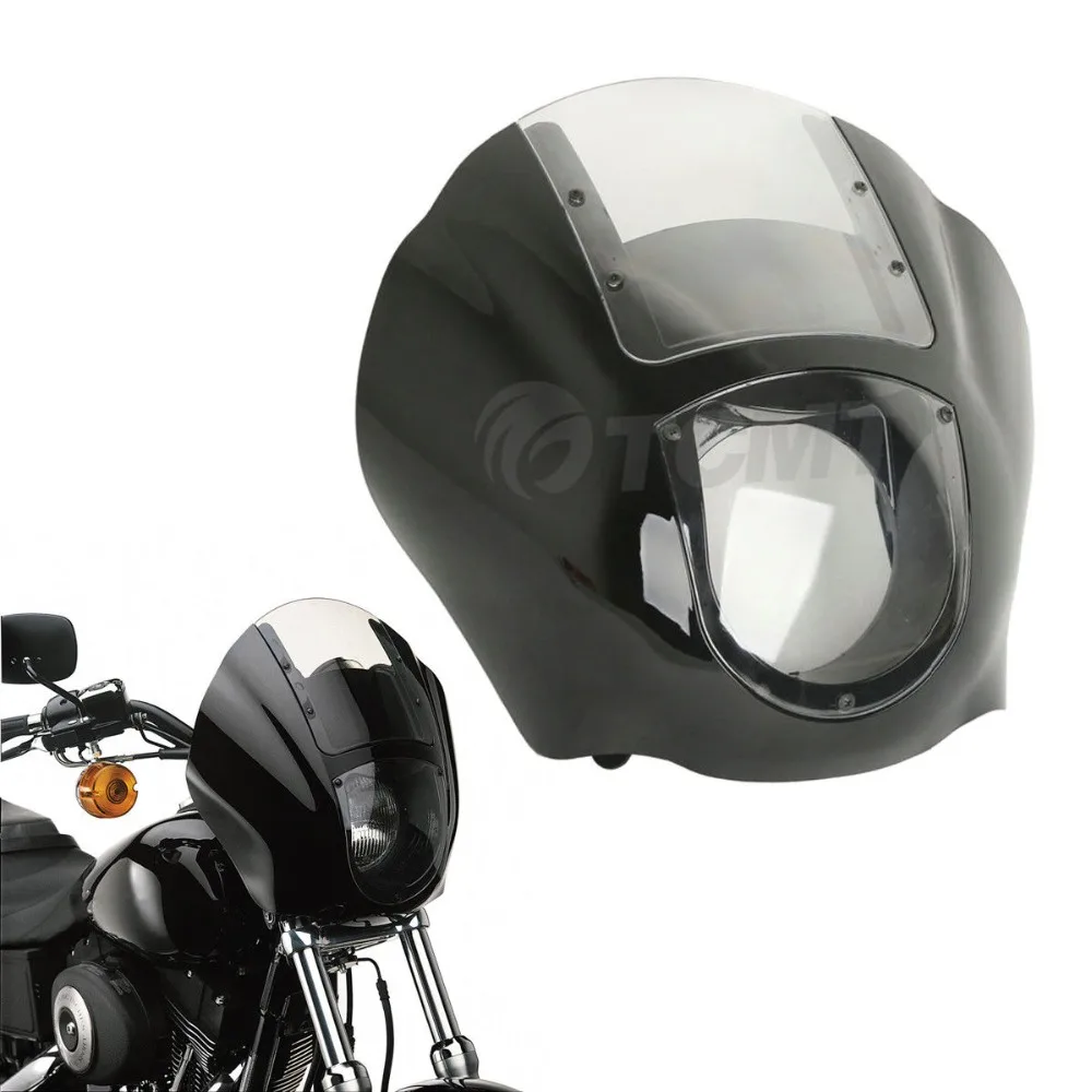 Обтекатель лобового стекла мотоцикла для Harley Sportster 88 Up 883 1200 Dyna 95 05 черный и