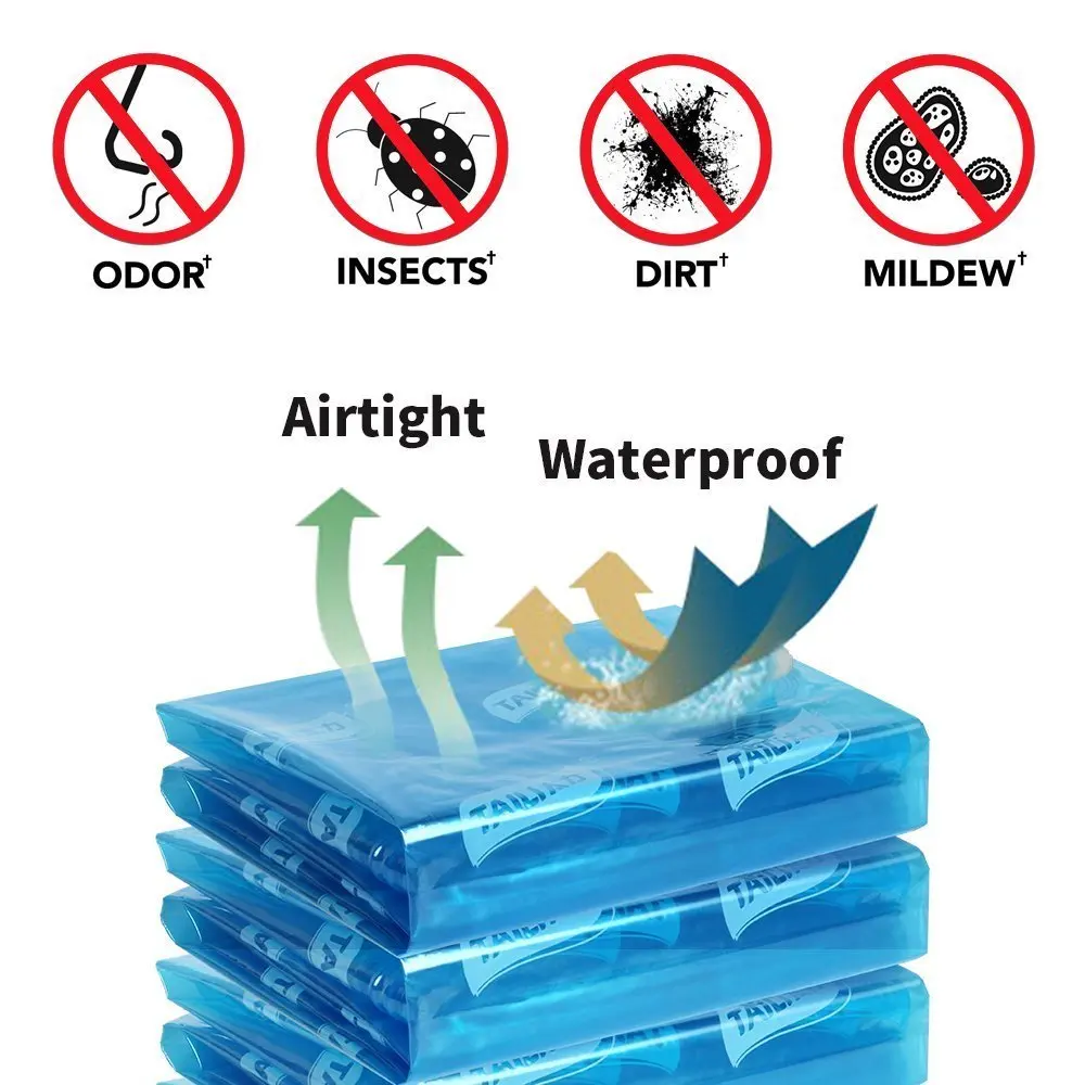 حقيبة فارغة للملابس كبيرة مضغوط حقيبة التخزين مساحة للتخزين ختم أكياس خزانة خزانة المنزل منظم
