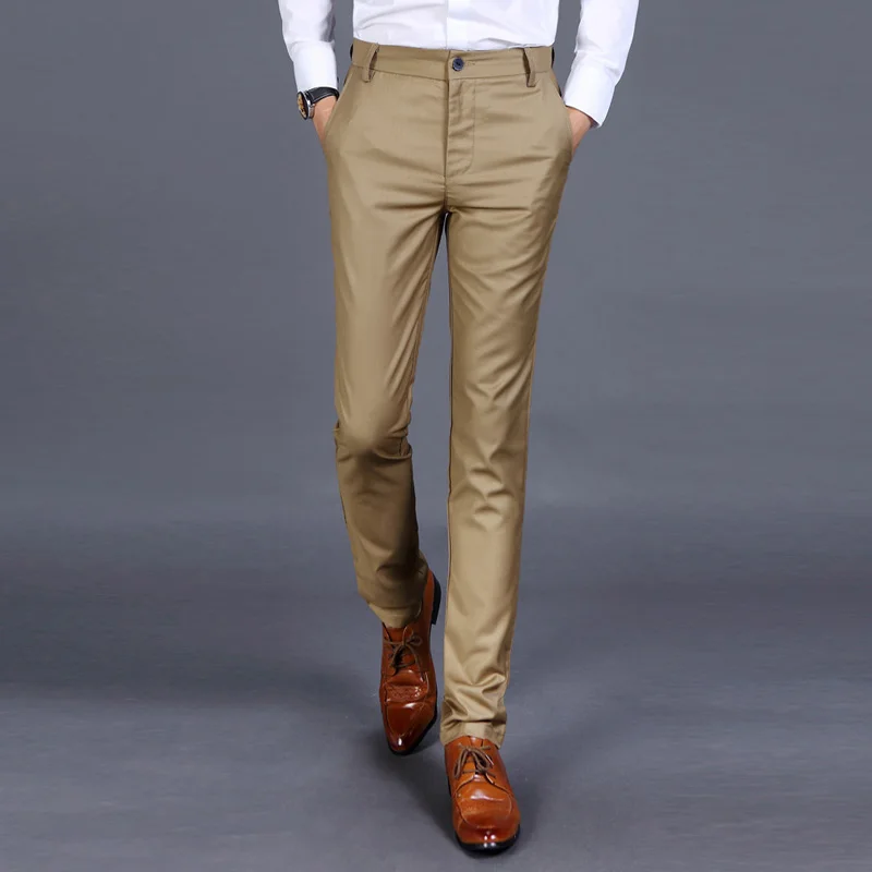 Nouveau-2018-produits-de-haute-qualit-coton-Hommes-Pur-couleur-formelle-costume-d-affaires-pantalon-qualit