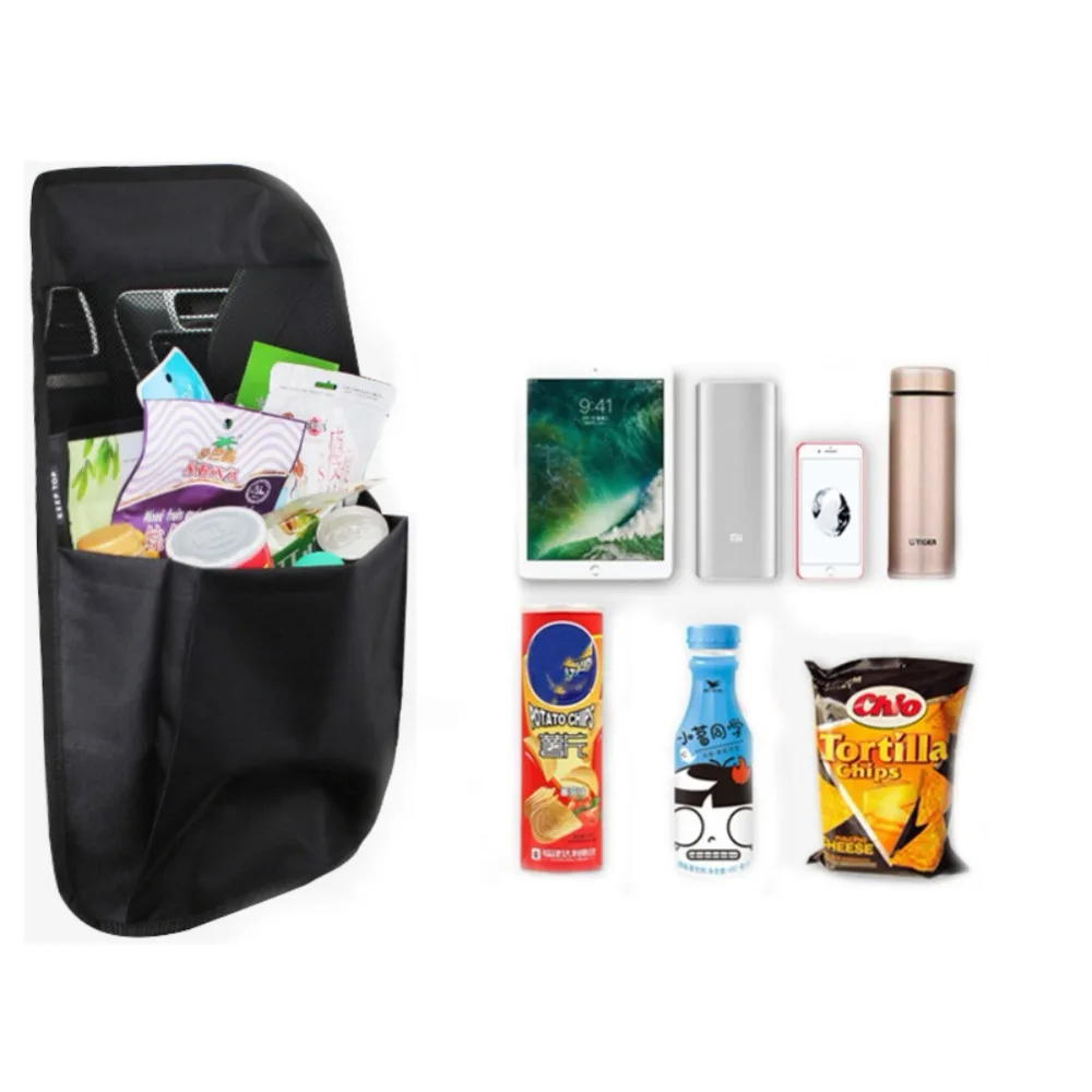 

Practical Auto Car Seat Back Multi-Pocket Storage Bag Organizer Holder Accessory Plenty Of Room To Store